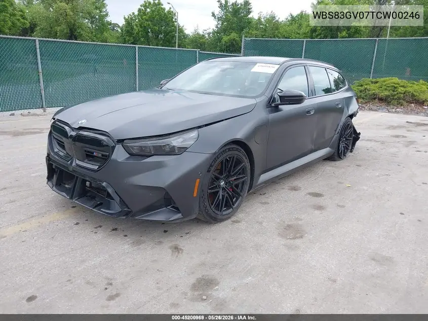 2026 BMW M5 Touring VIN: WBS83GV07TCW00246 Lot: 45200969