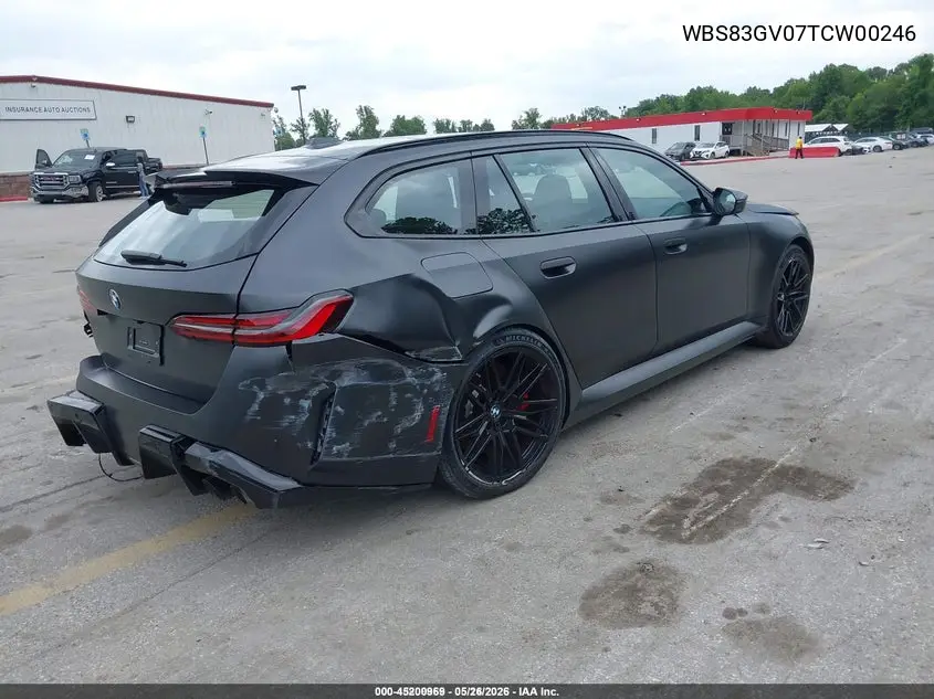 2026 BMW M5 Touring VIN: WBS83GV07TCW00246 Lot: 45200969