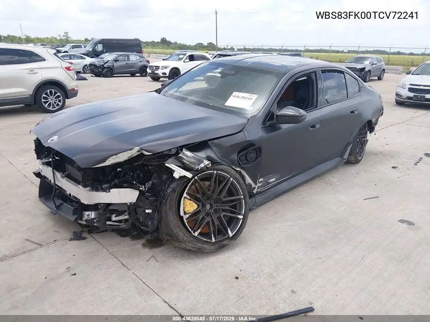 2026 BMW M5 VIN: WBS83FK00TCV72241 Lot: 45628545