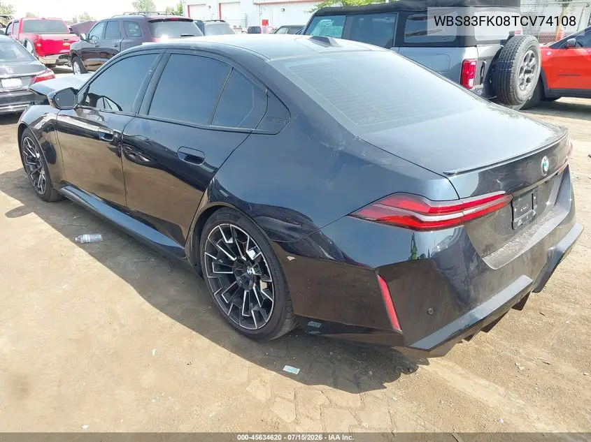 2026 BMW M5 VIN: WBS83FK08TCV74108 Lot: 45634620