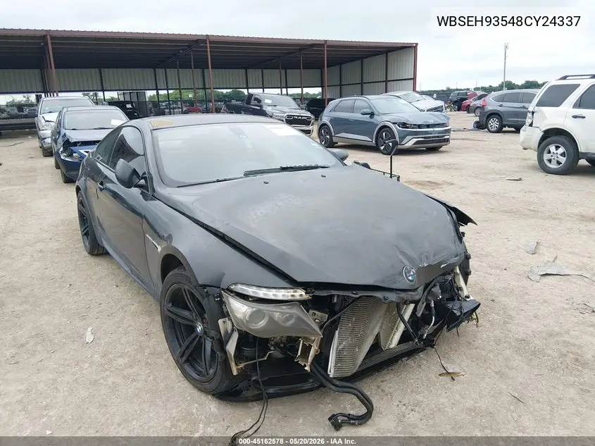 2008 BMW M6 VIN: WBSEH93548CY24337 Lot: 45162578