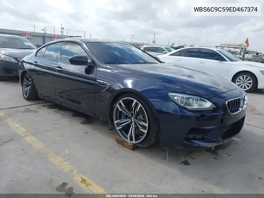 2014 BMW M6 Gran Coupe VIN: WBS6C9C59ED467374 Lot: 44533938