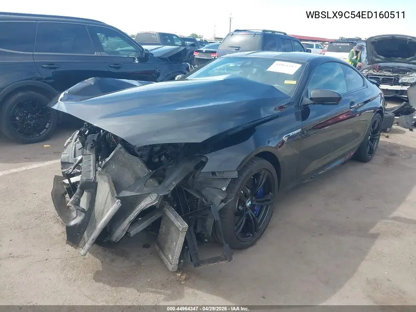 2014 BMW M6 VIN: WBSLX9C54ED160511 Lot: 44964347