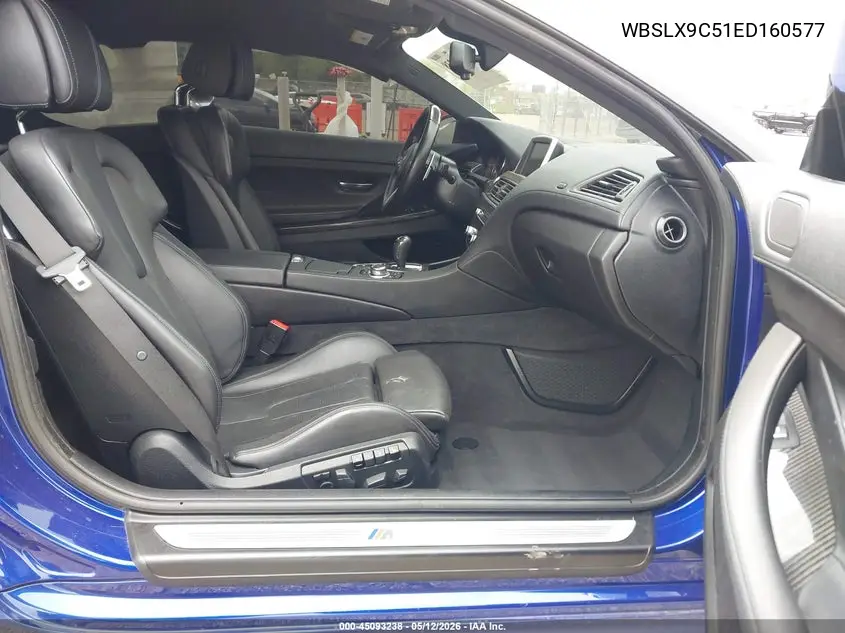 2014 BMW M6 VIN: WBSLX9C51ED160577 Lot: 45093238