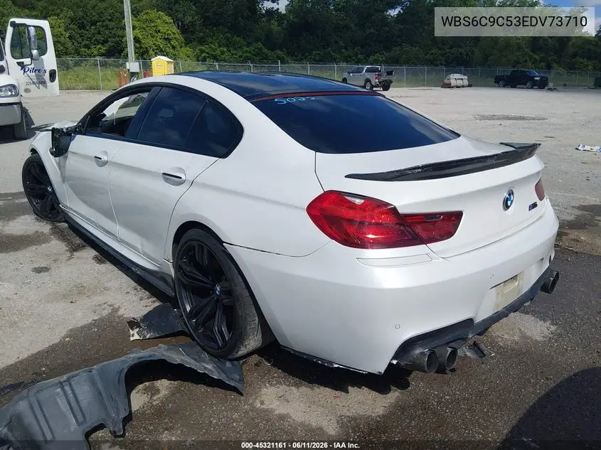 2014 BMW M6 Gran Coupe VIN: WBS6C9C53EDV73710 Lot: 45321161