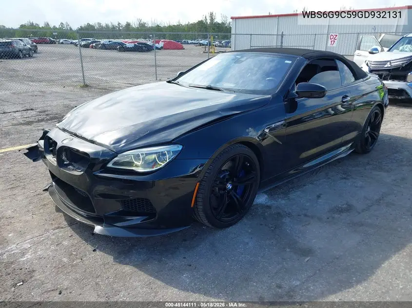 2016 BMW M6 VIN: WBS6G9C59GD932131 Lot: 45144111