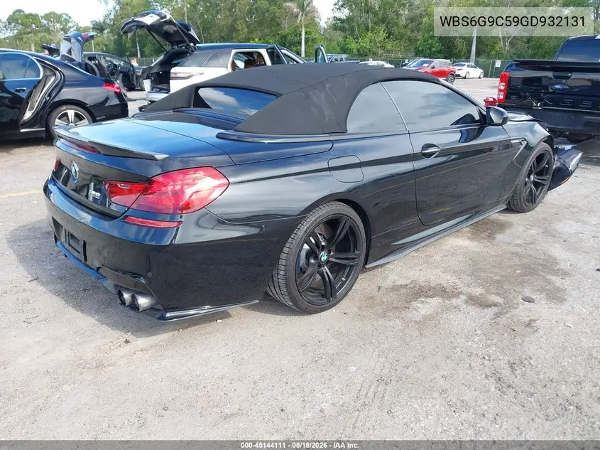 2016 BMW M6 VIN: WBS6G9C59GD932131 Lot: 45144111