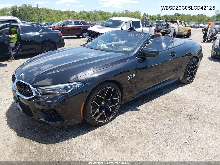 2020 BMW M8 VIN: WBSDZ0C05LCD42125 Lot: 45245661