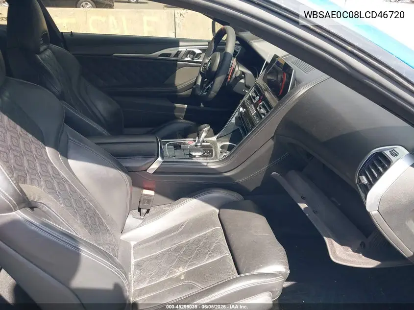 2020 BMW M8 Competition VIN: WBSAE0C08LCD46720 Lot: 45299035