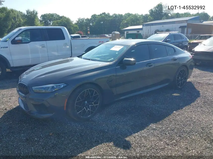 2022 BMW M8 Gran Coupe Competition VIN: WBSGV0C08NCJ05489 Lot: 45532992