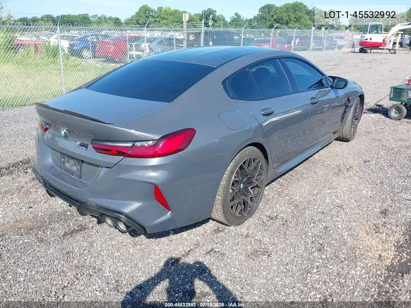 2022 BMW M8 Gran Coupe Competition VIN: WBSGV0C08NCJ05489 Lot: 45532992