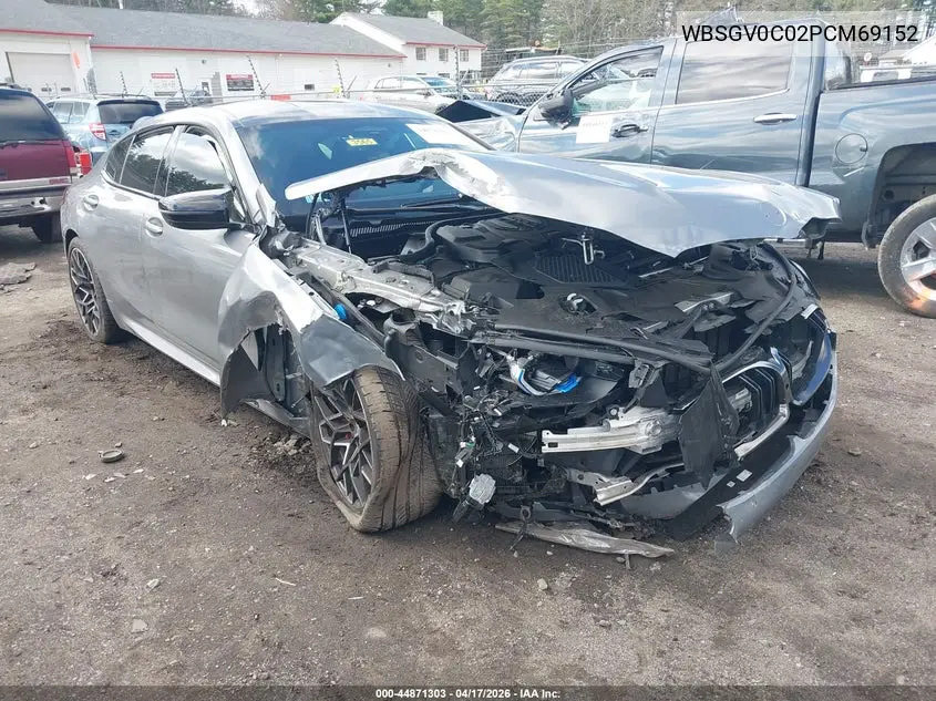 2023 BMW M8 Gran Coupe Competition VIN: WBSGV0C02PCM69152 Lot: 44871303