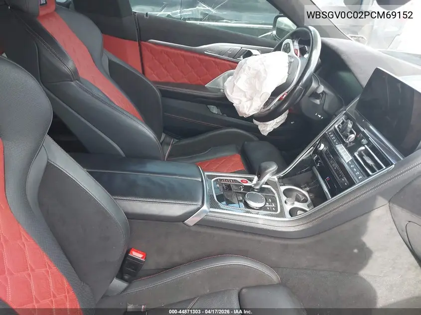 2023 BMW M8 Gran Coupe Competition VIN: WBSGV0C02PCM69152 Lot: 44871303