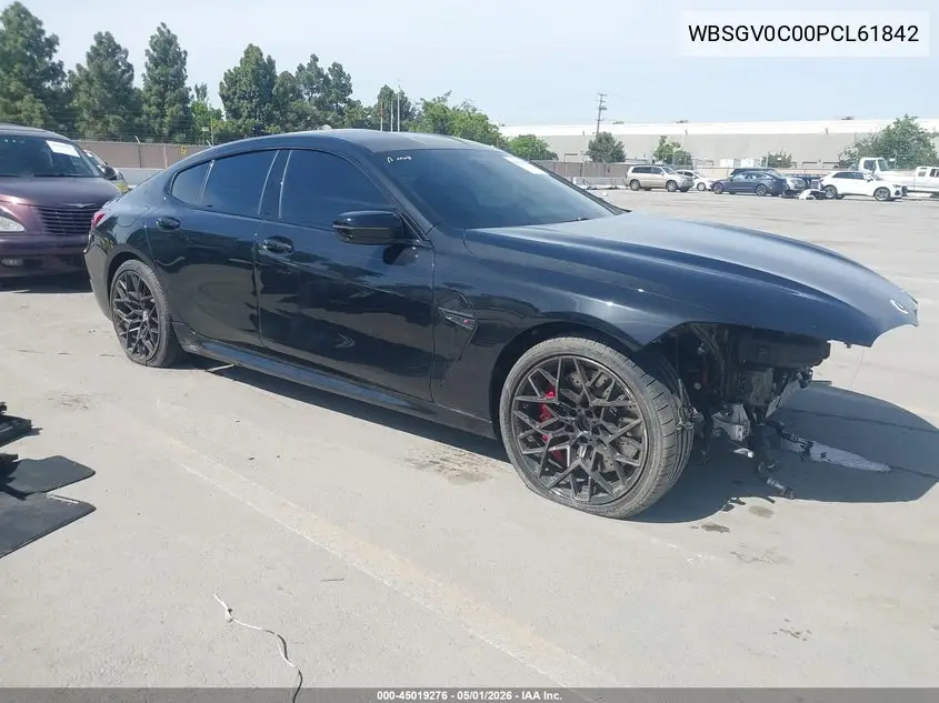 2023 BMW M8 Coupe VIN: WBSGV0C00PCL61824 Lot: 45019276