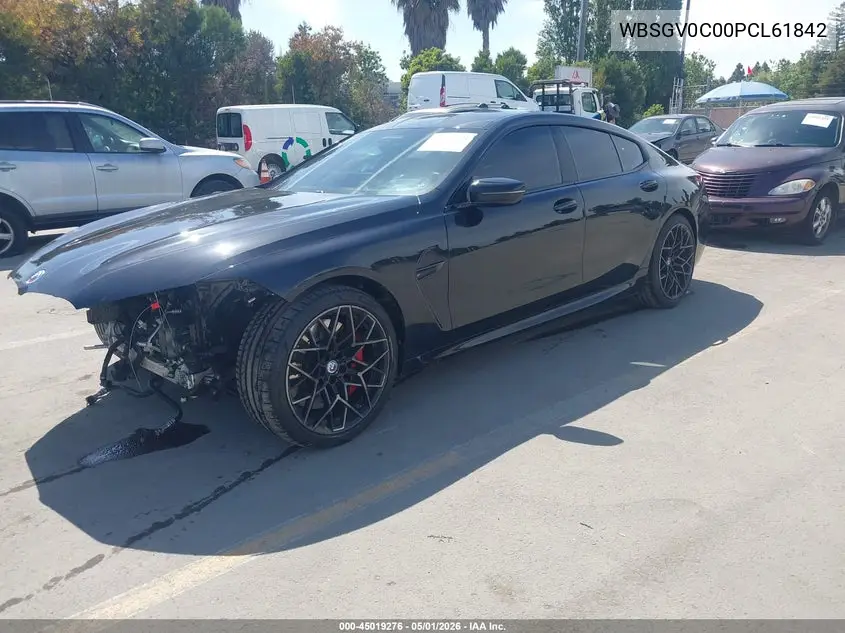 2023 BMW M8 Coupe VIN: WBSGV0C00PCL61824 Lot: 45019276