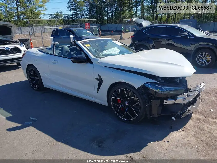 2023 BMW M8 Cabriolet Competition VIN: WBSDZ0C00PCL65637 Lot: 45024091