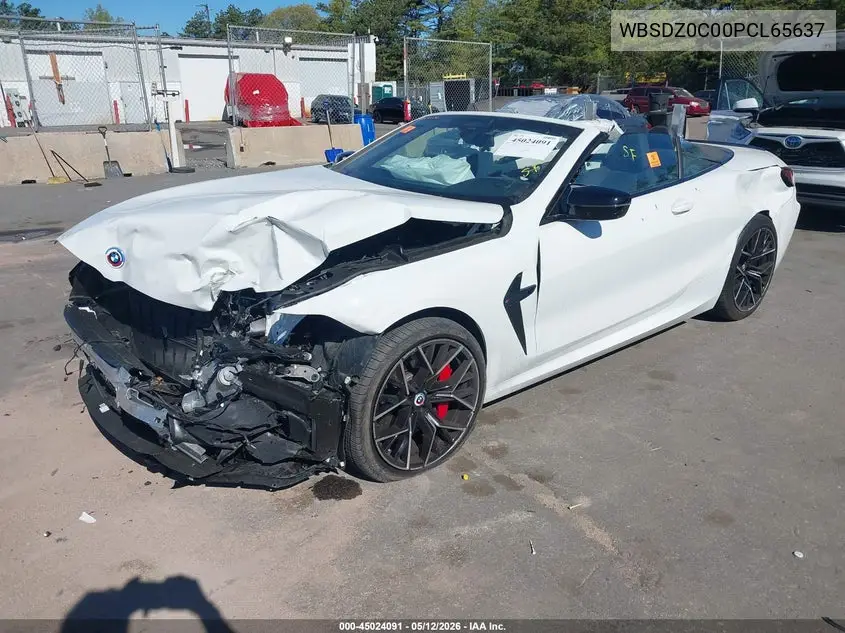 2023 BMW M8 Cabriolet Competition VIN: WBSDZ0C00PCL65637 Lot: 45024091