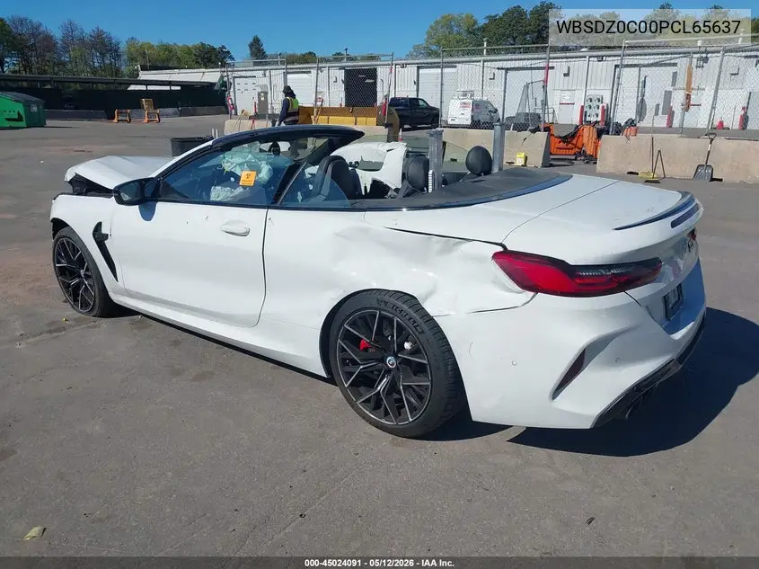2023 BMW M8 Cabriolet Competition VIN: WBSDZ0C00PCL65637 Lot: 45024091