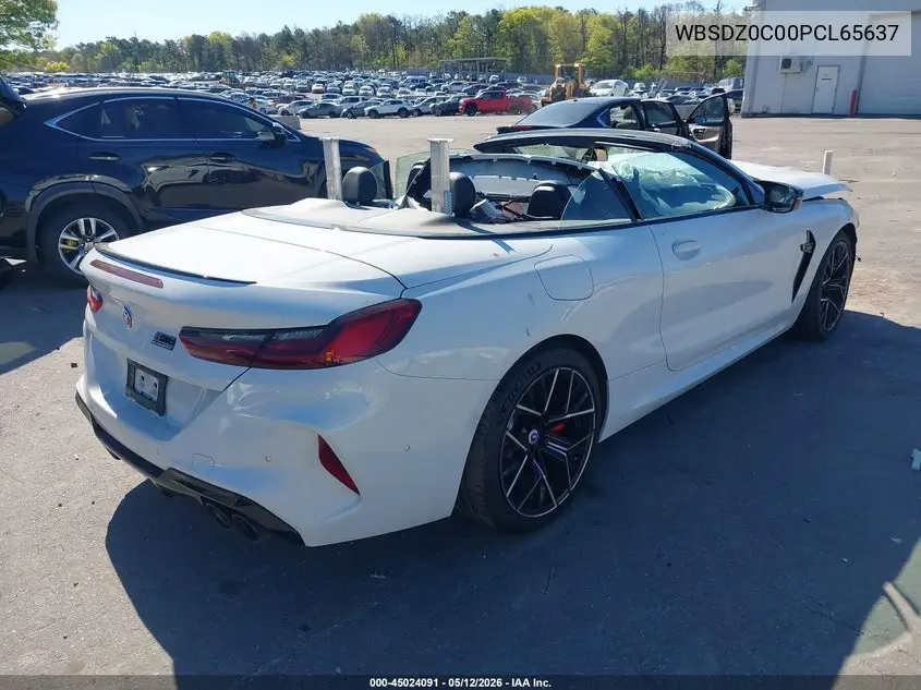 2023 BMW M8 Cabriolet Competition VIN: WBSDZ0C00PCL65637 Lot: 45024091