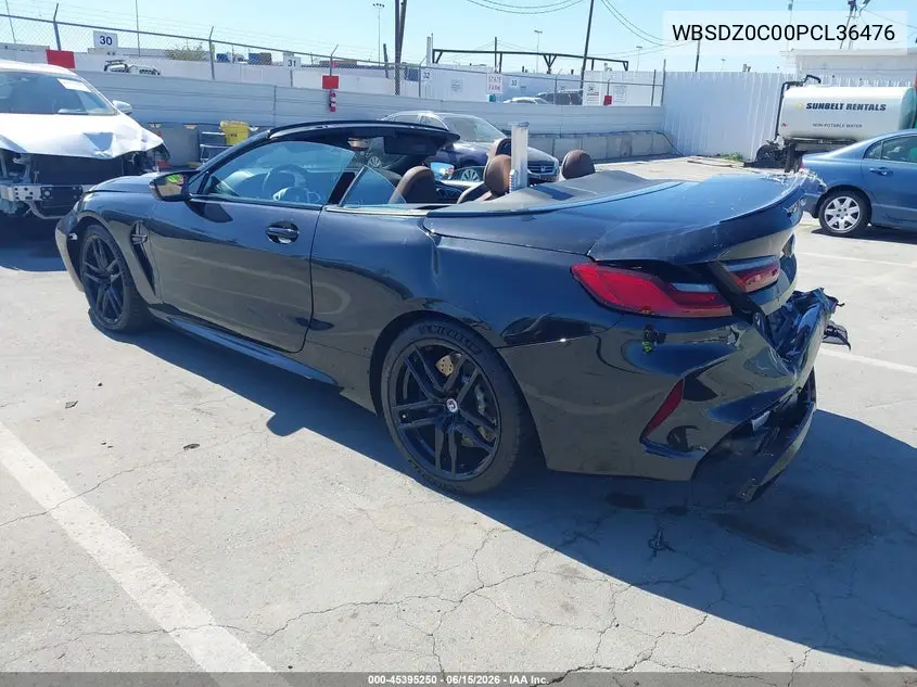 2023 BMW M8 Cabriolet Competition VIN: WBSDZ0C00PCL36476 Lot: 45395250