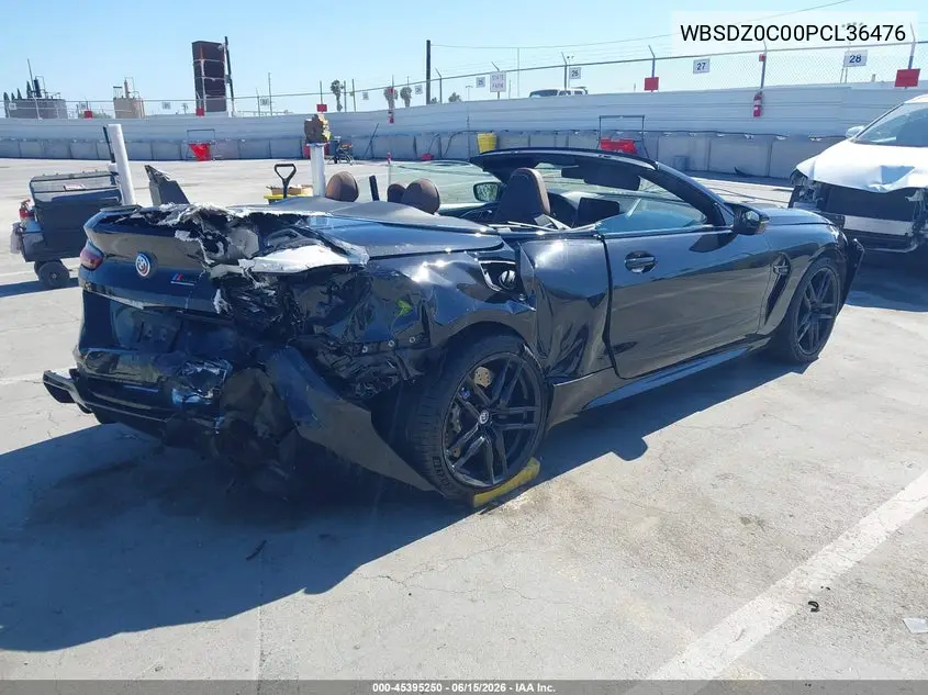2023 BMW M8 Cabriolet Competition VIN: WBSDZ0C00PCL36476 Lot: 45395250