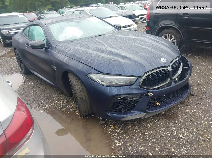 2023 BMW M8 Competition VIN: WBSAE0C05PCL11992 Lot: 45521067
