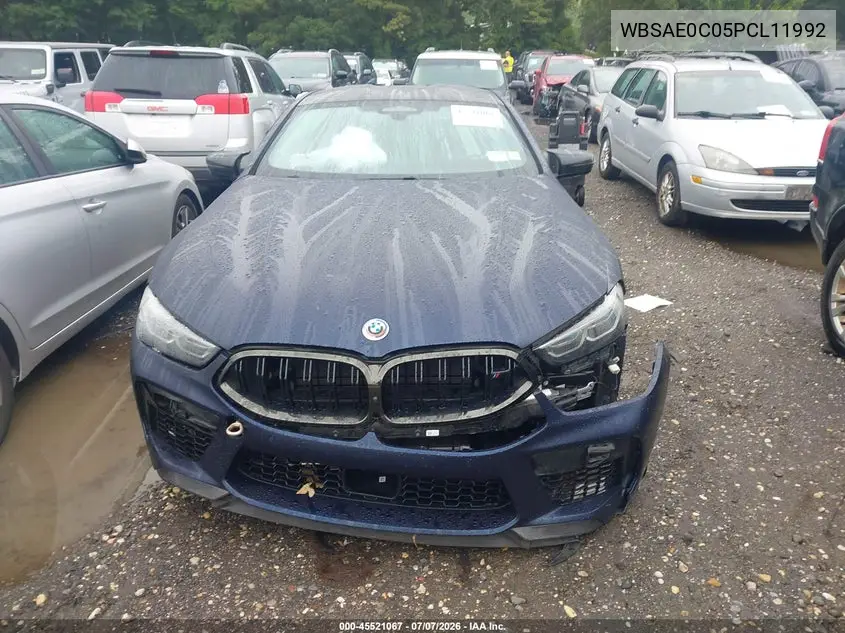 2023 BMW M8 Competition VIN: WBSAE0C05PCL11992 Lot: 45521067