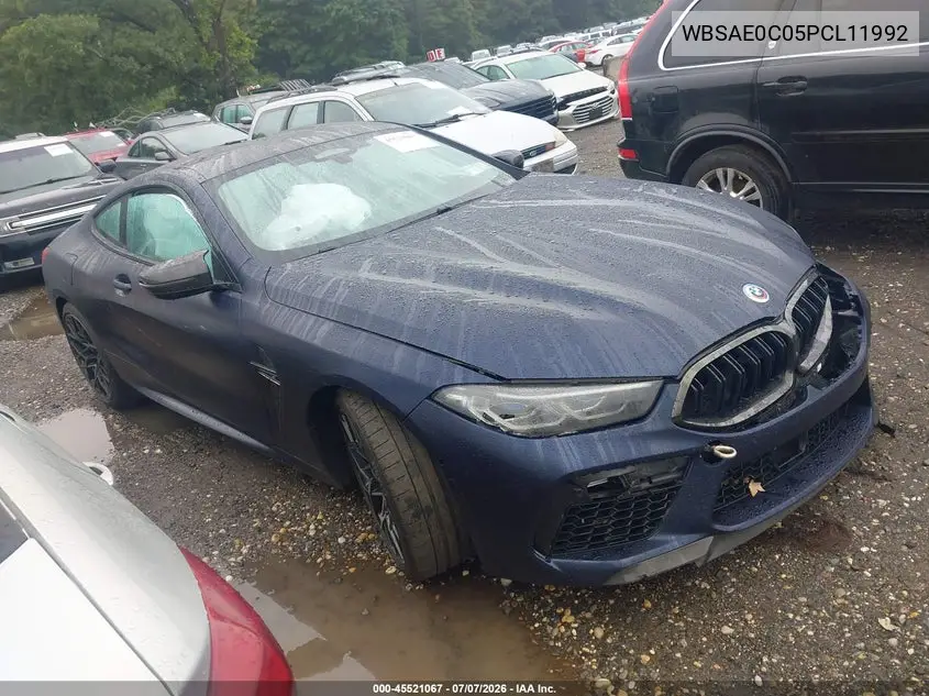 2023 BMW M8 Competition VIN: WBSAE0C05PCL11992 Lot: 45521067