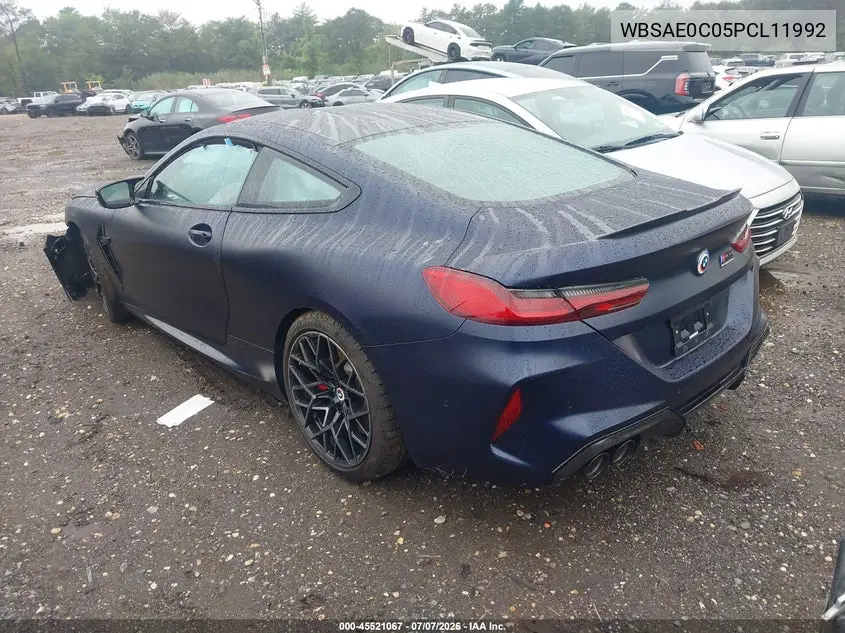 2023 BMW M8 Competition VIN: WBSAE0C05PCL11992 Lot: 45521067