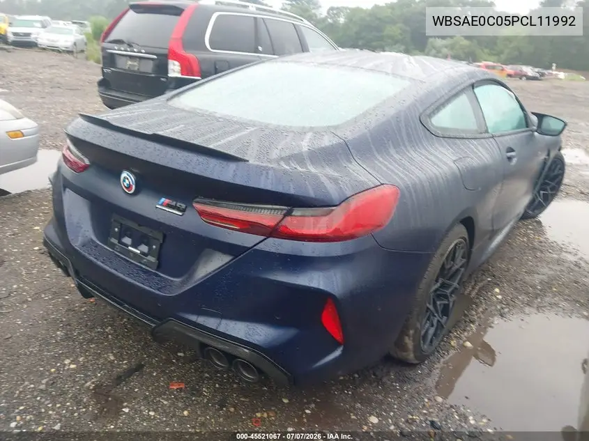 2023 BMW M8 Competition VIN: WBSAE0C05PCL11992 Lot: 45521067