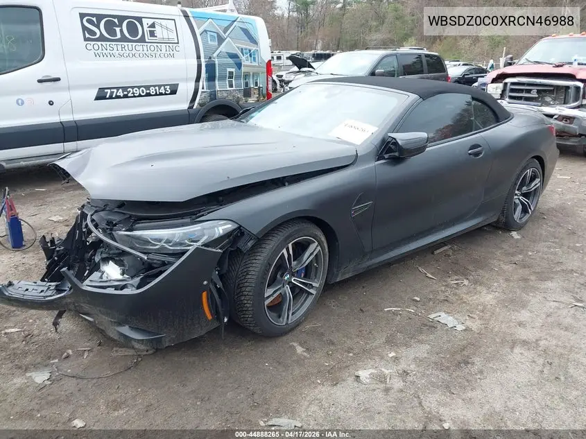 2024 BMW M8 Competition VIN: WBSDZ0C0XRCN46988 Lot: 44888265