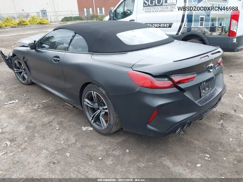 2024 BMW M8 Competition VIN: WBSDZ0C0XRCN46988 Lot: 44888265