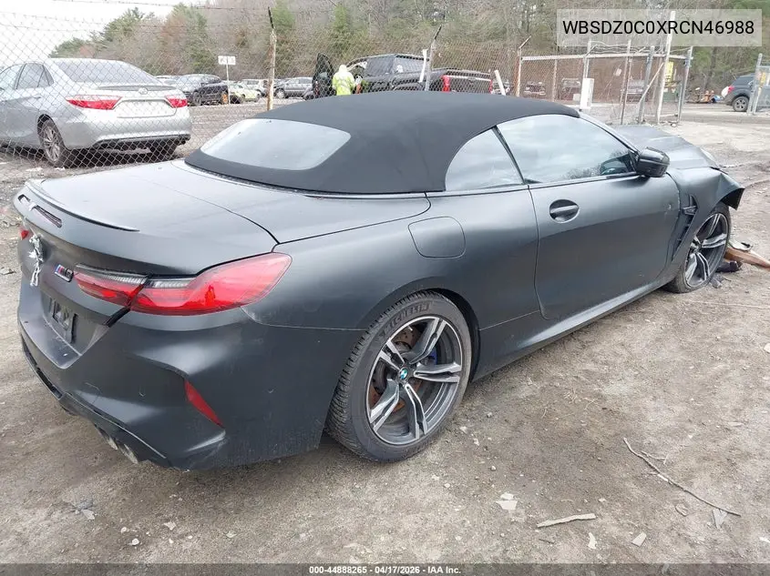 2024 BMW M8 Competition VIN: WBSDZ0C0XRCN46988 Lot: 44888265