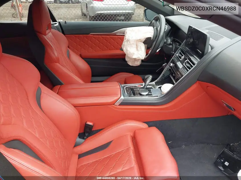 2024 BMW M8 Competition VIN: WBSDZ0C0XRCN46988 Lot: 44888265