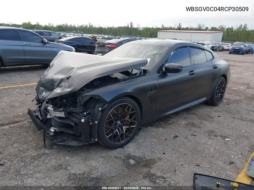 2024 BMW M8 Gran Coupe Competition VIN: WBSGV0C04RCP30509 Lot: 45308217