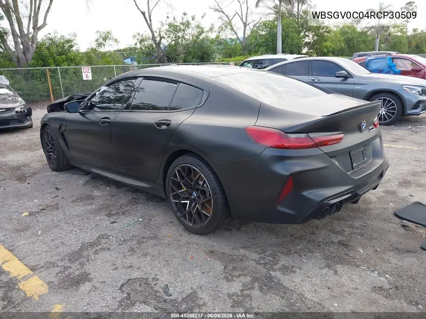2024 BMW M8 Gran Coupe Competition VIN: WBSGV0C04RCP30509 Lot: 45308217