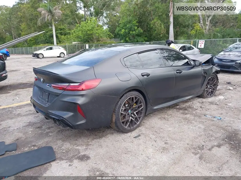 2024 BMW M8 Gran Coupe Competition VIN: WBSGV0C04RCP30509 Lot: 45308217