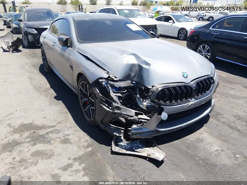 2025 BMW M8 Gran Coupe Competition VIN: WBSGV0C09SCS48575 Lot: 45337010