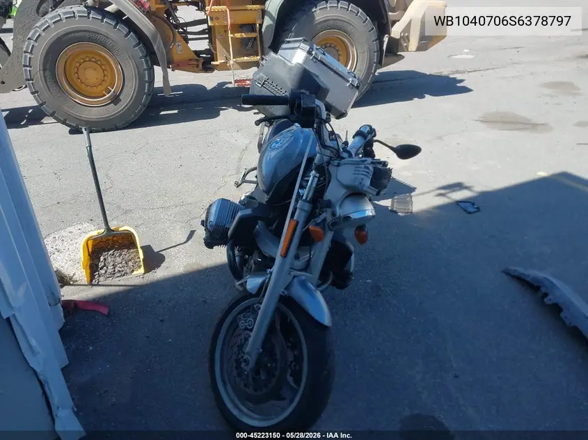 1995 BMW R1100 R VIN: WB1040706S6378797 Lot: 45223150