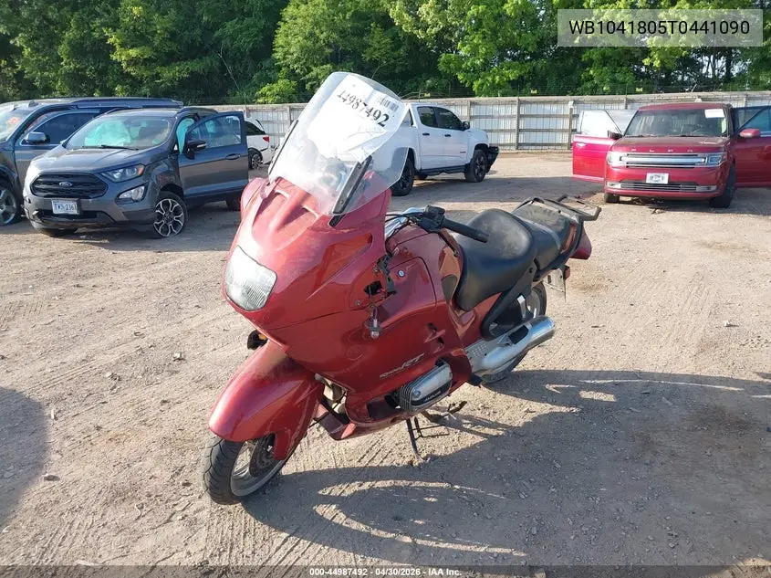 1996 BMW R1100 Rt/Rtl VIN: WB1041805T0441090 Lot: 44987492