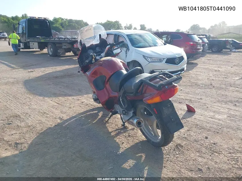 1996 BMW R1100 Rt/Rtl VIN: WB1041805T0441090 Lot: 44987492