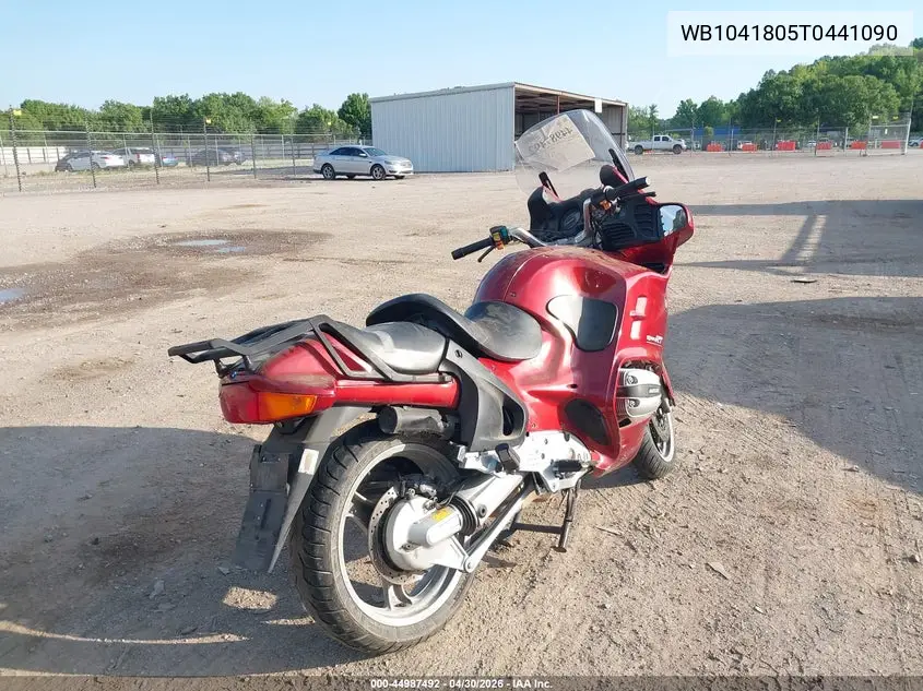 1996 BMW R1100 Rt/Rtl VIN: WB1041805T0441090 Lot: 44987492