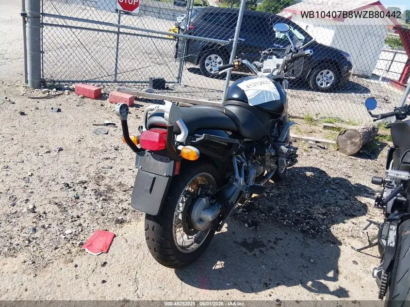 1998 BMW R1100 R VIN: WB10407B8WZB80442 Lot: 45252025