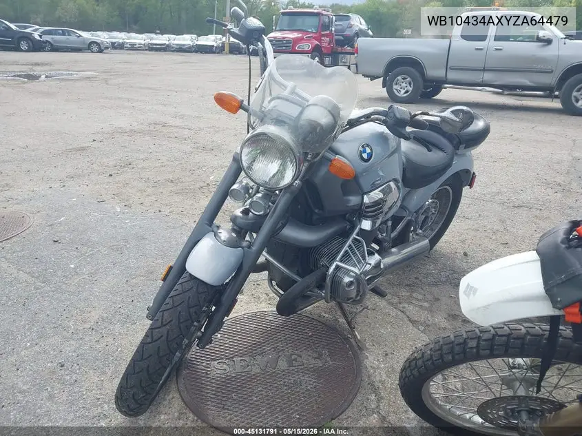 2000 BMW R1200 C VIN: WB10434AXYZA64479 Lot: 45131791