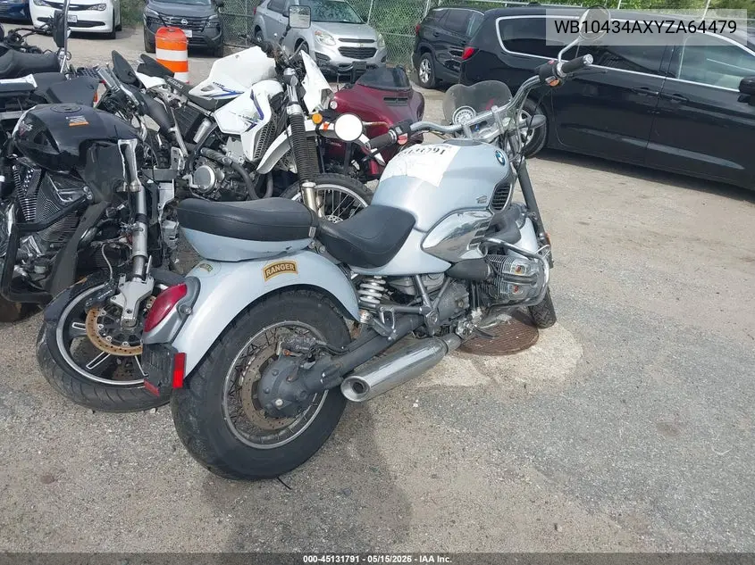 2000 BMW R1200 C VIN: WB10434AXYZA64479 Lot: 45131791