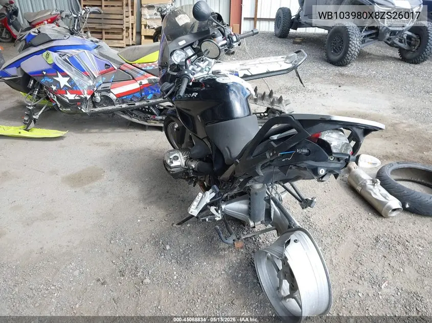 2008 BMW R1200 R VIN: WB103980X8ZS26017 Lot: 45068834