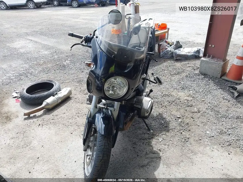 2008 BMW R1200 R VIN: WB103980X8ZS26017 Lot: 45068834