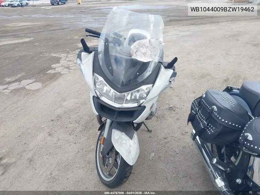 2011 BMW R1200 Rt VIN: WB1044009BZW19462 Lot: 44767006