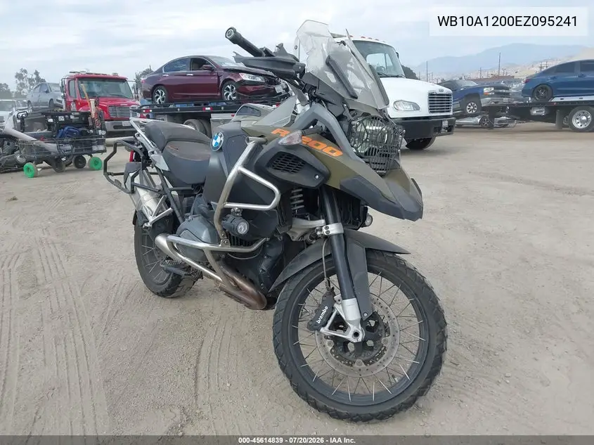 2014 BMW R1200 Gs Adventure VIN: WB10A1200EZ095241 Lot: 45614839