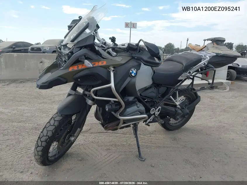 2014 BMW R1200 Gs Adventure VIN: WB10A1200EZ095241 Lot: 45614839